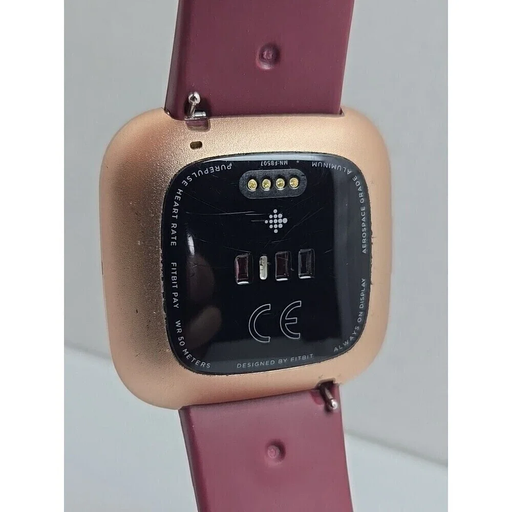 Fitbit Versa 2 Smartwatch Rose Gold 40mm Alexa WR50M Always On Display W/Charger